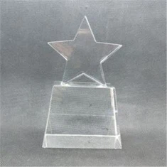 Üvegből Star trófea